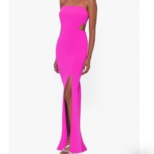 LIKE NEW Cutout Slit Gown - formal & prom dress